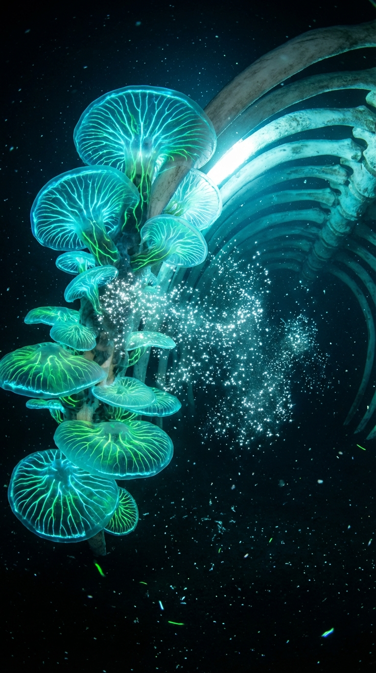 Generated artwork from abyssal-phosphor-mycology