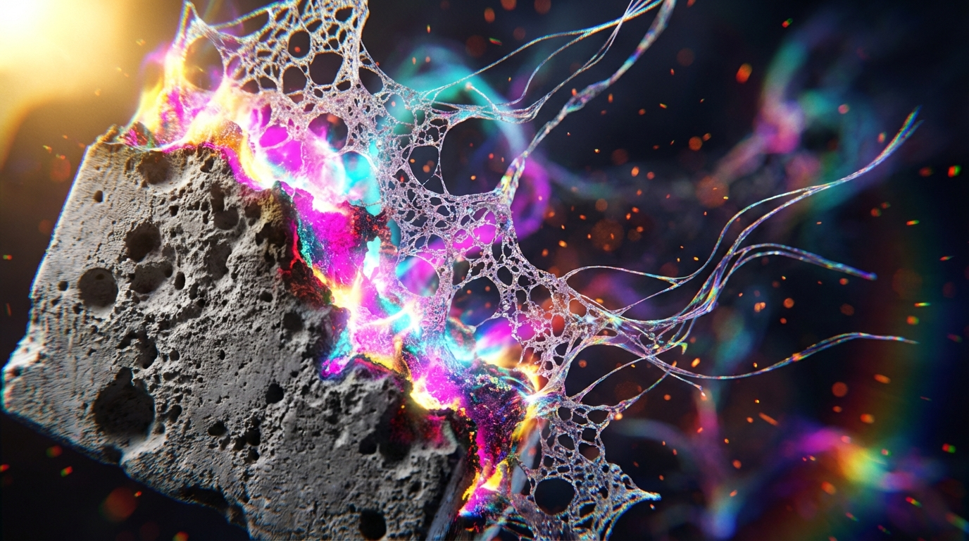 Generated artwork from aether-scorched-concrete-lace