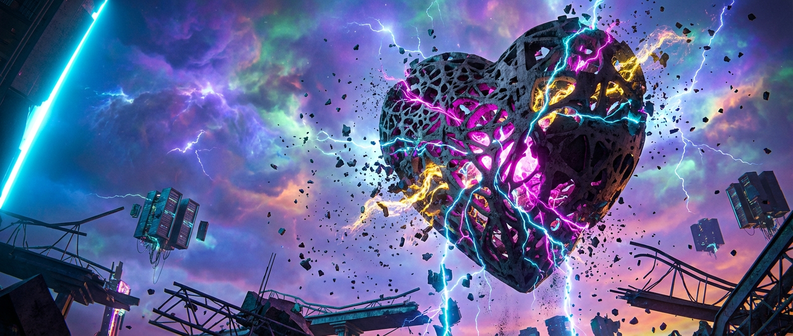 Generated artwork from aether-scorched-concrete-lace