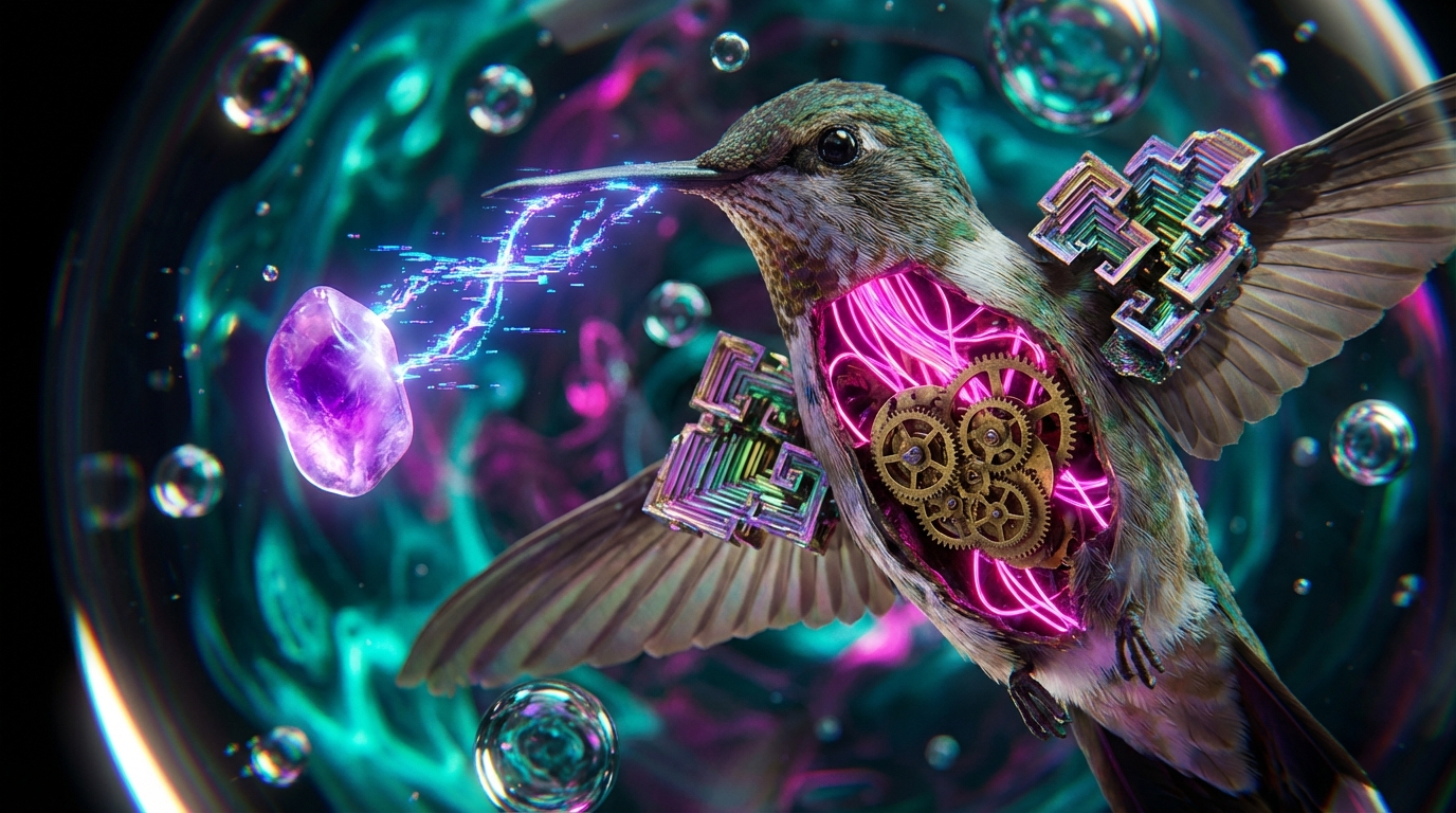 Generated artwork from alchemical-circuit-taxidermy