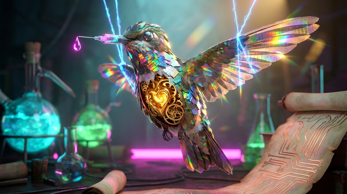 Generated artwork from alchemical-wafer-taxidermy