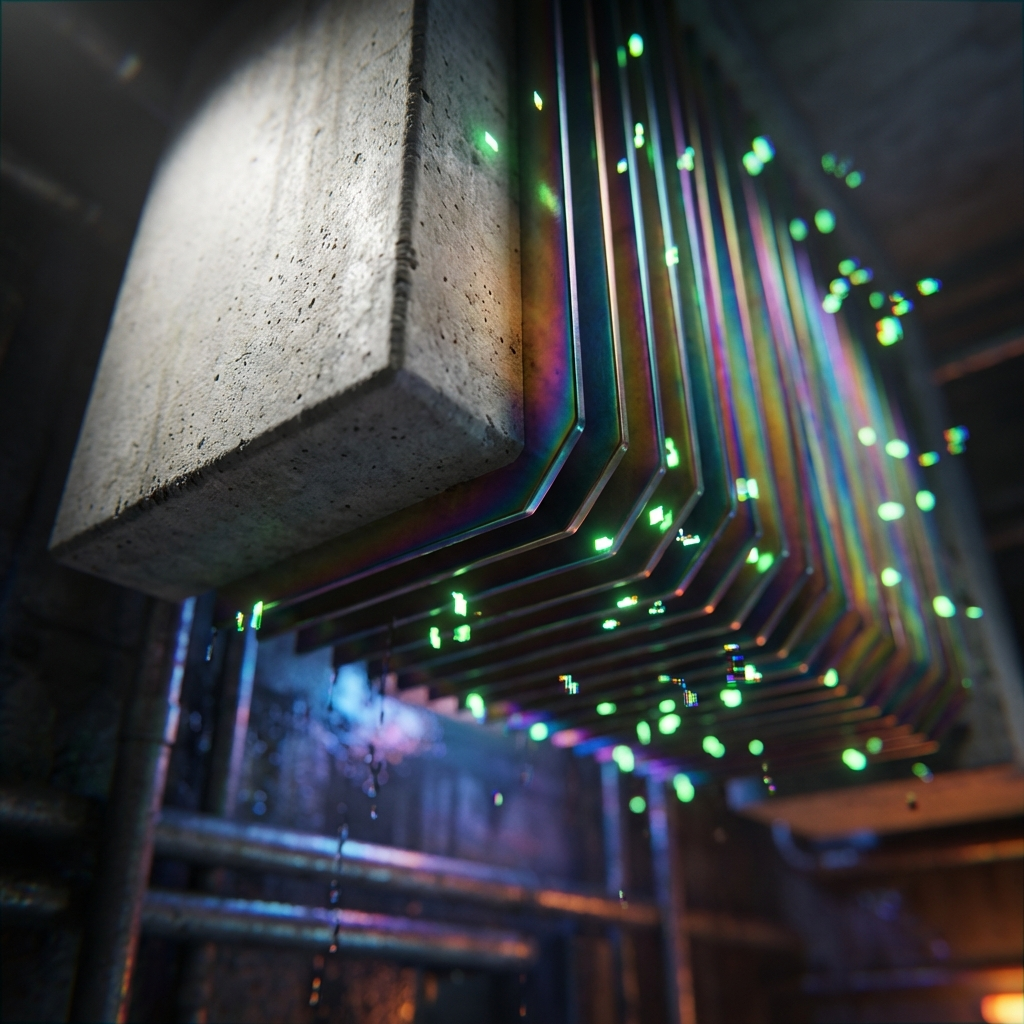 Generated artwork from anodized-mycological-brutalism