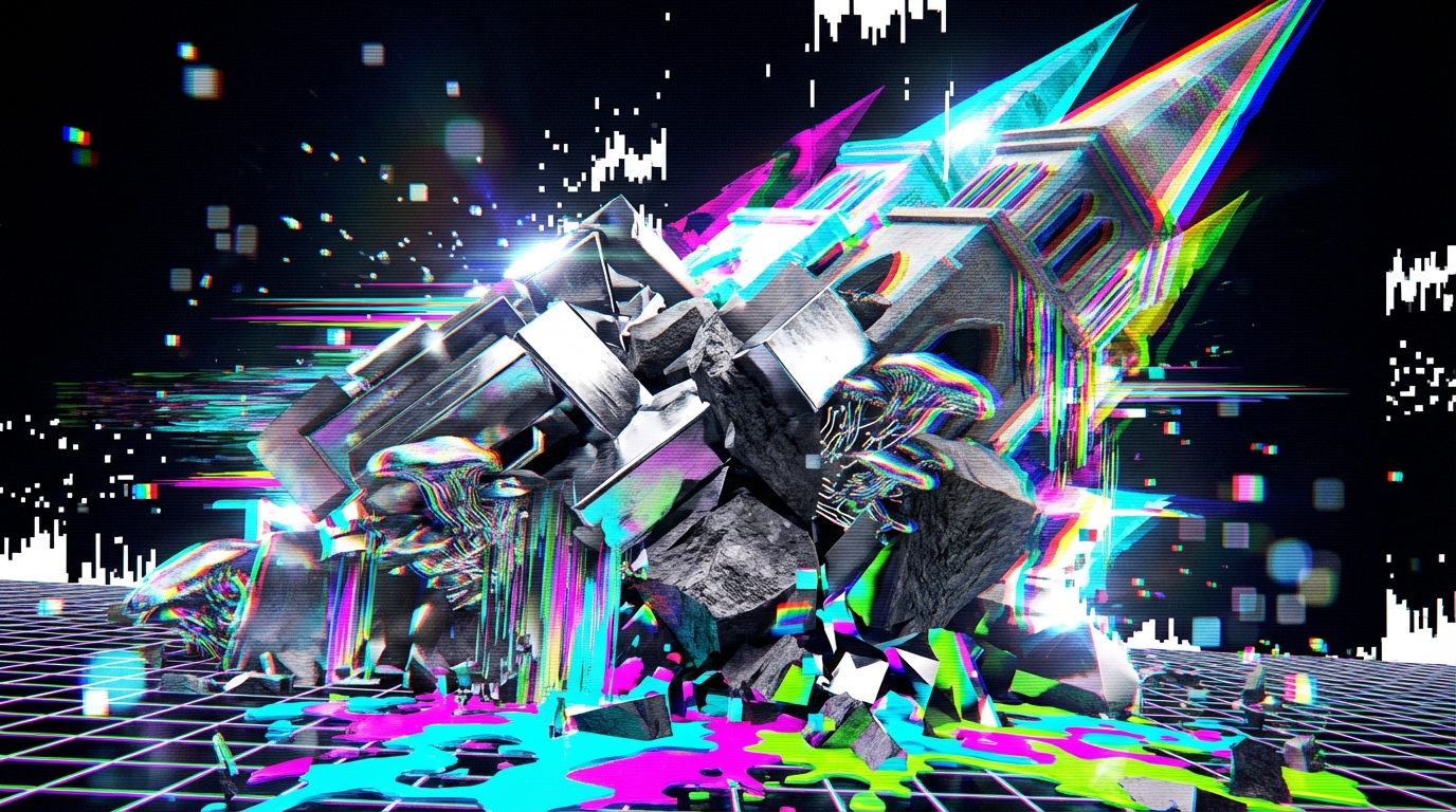 Generated artwork from anodized-mycological-brutalism