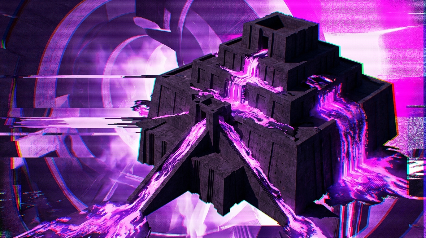 Generated artwork from bioluminescent-brutalist-ichor