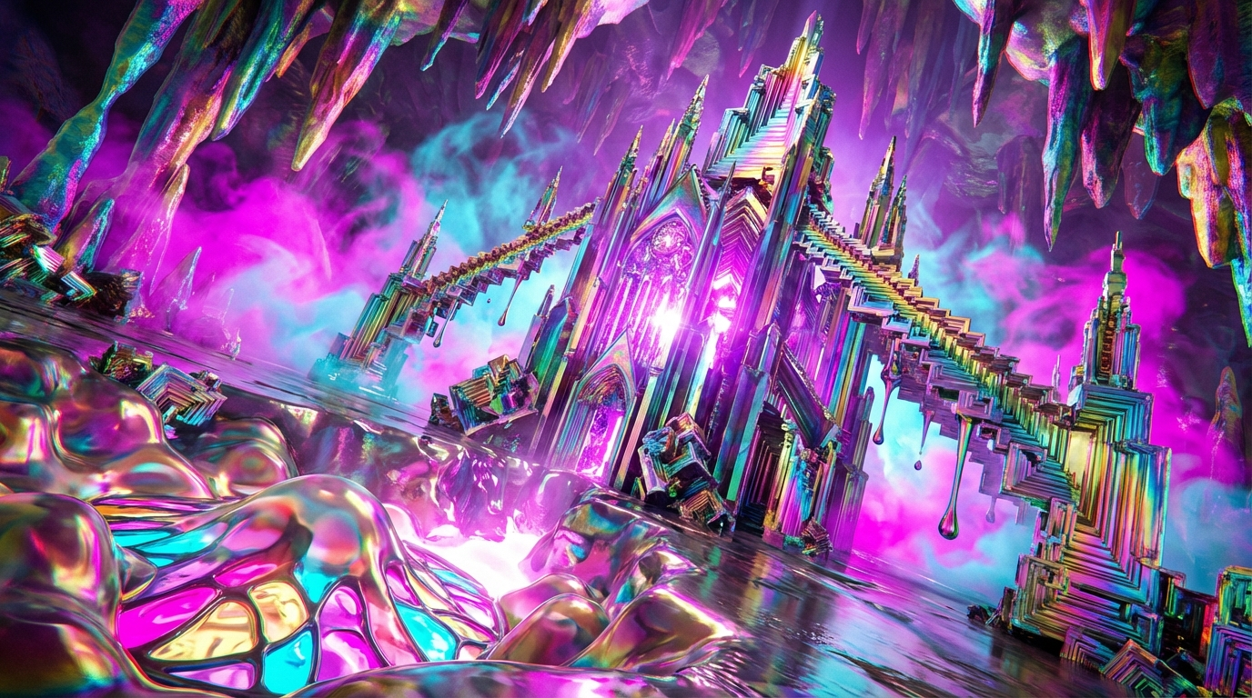 Generated artwork from bismuth-cathedral-slag