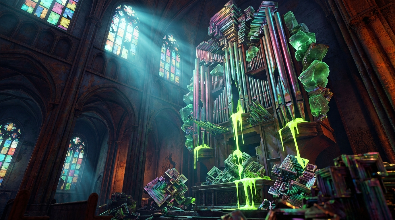 Generated artwork from bismuth-cathedral-slag