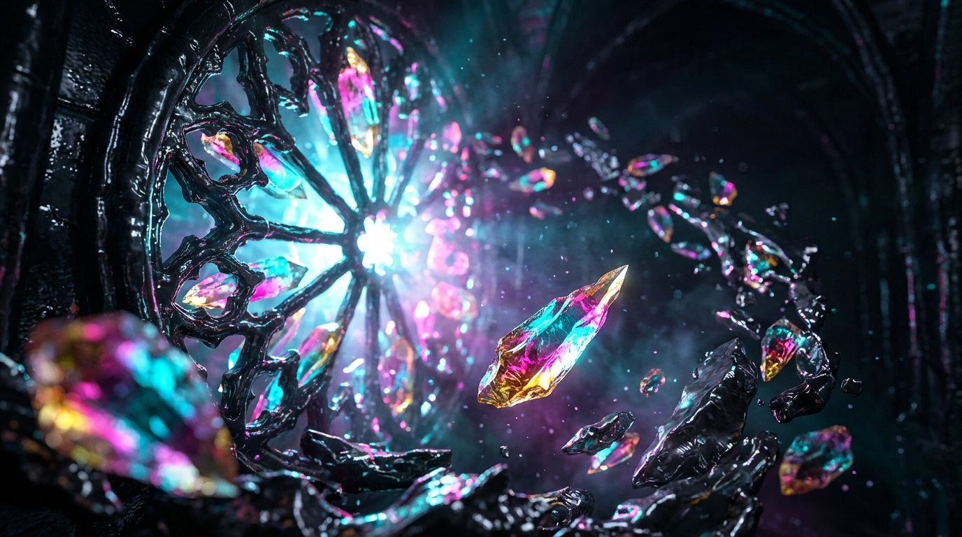 Generated artwork from bismuth-cathedral-slag