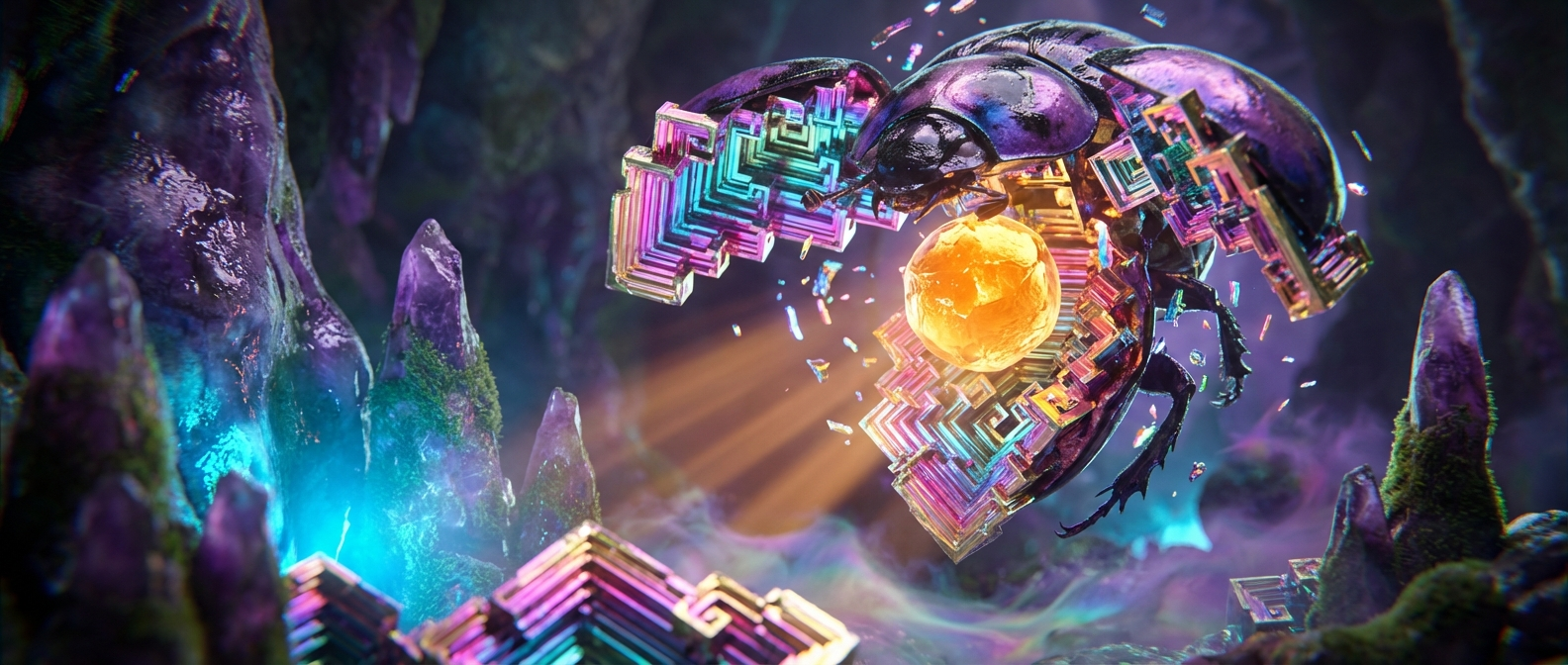 Generated artwork from bismuth-chitin-reliquary