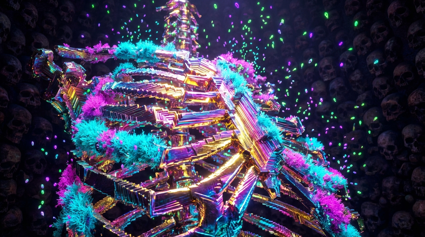 Generated artwork from bismuth-lichen-ossuaries