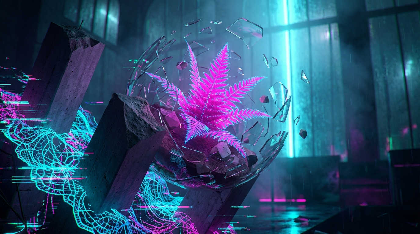 Generated artwork from brutalist-lace-terrariums