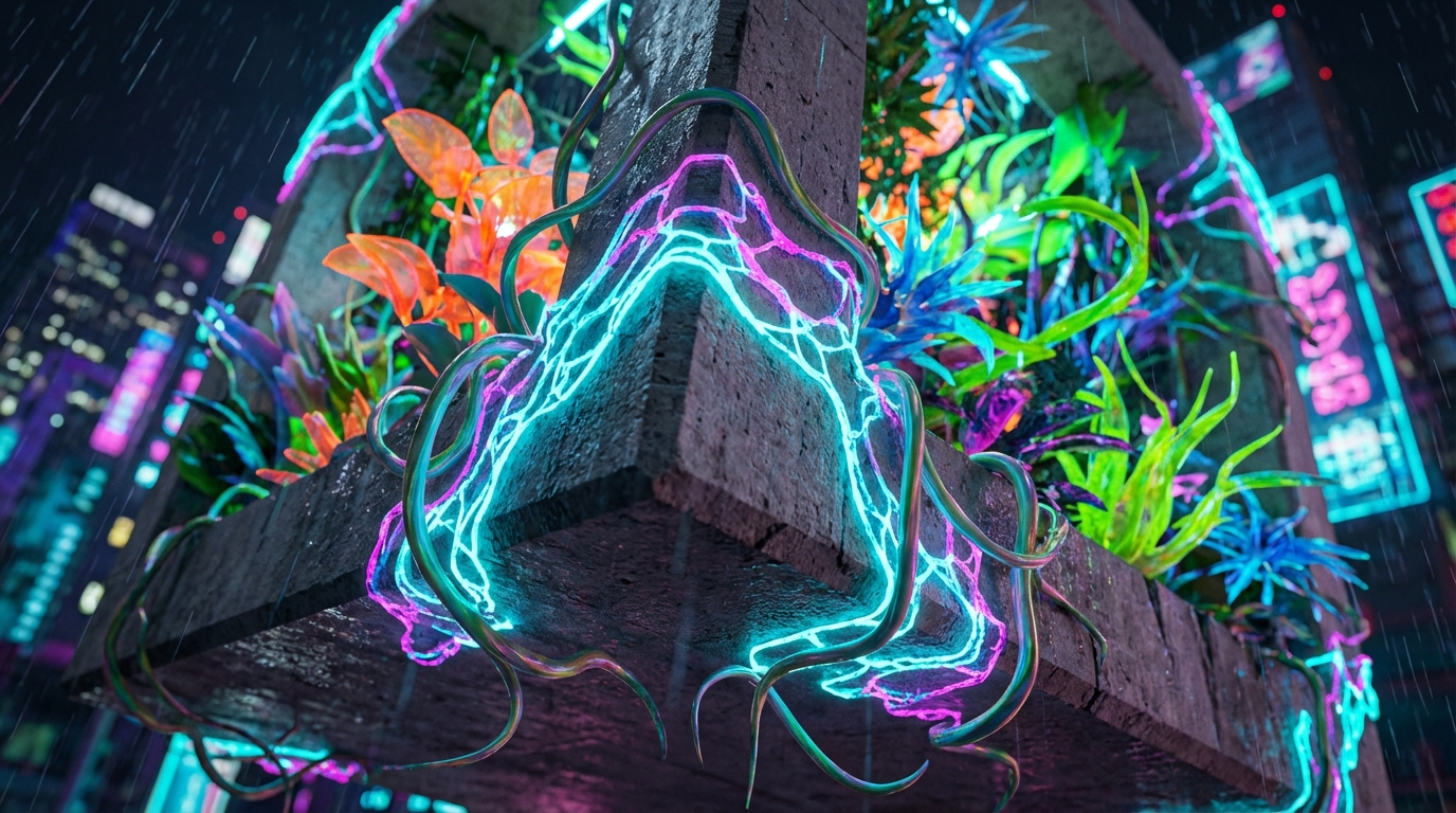 Generated artwork from brutalist-lace-terrariums