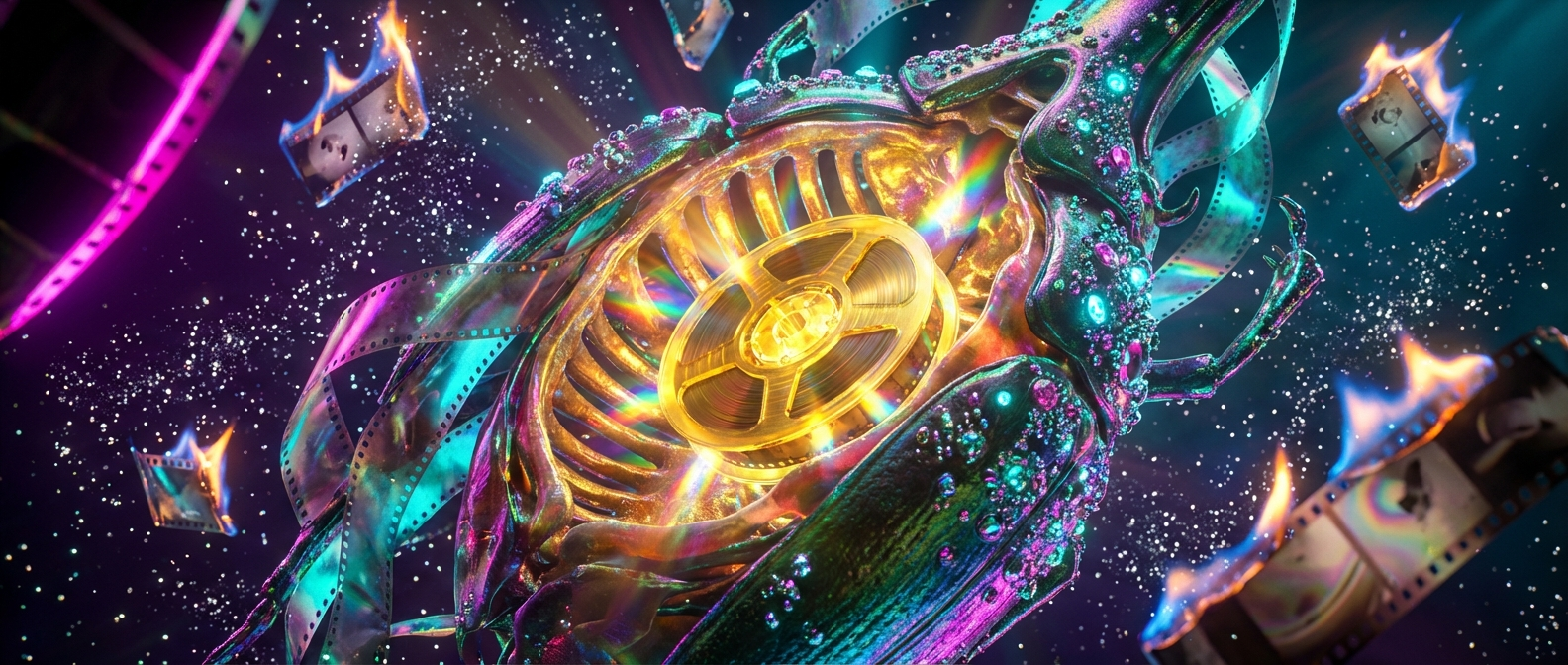 Generated artwork from celluloid-chitin-reliquaries