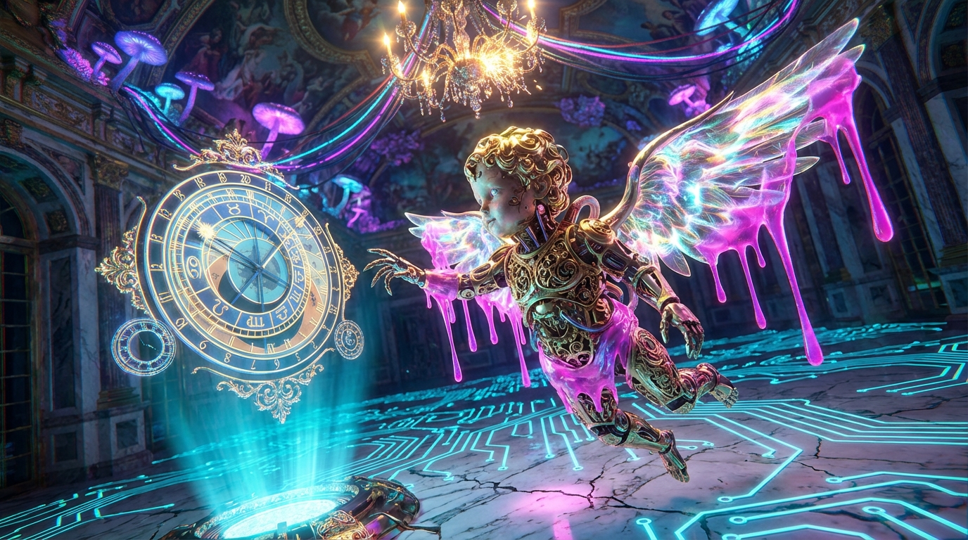 Generated artwork from ectoplasmic-cyber-rococo