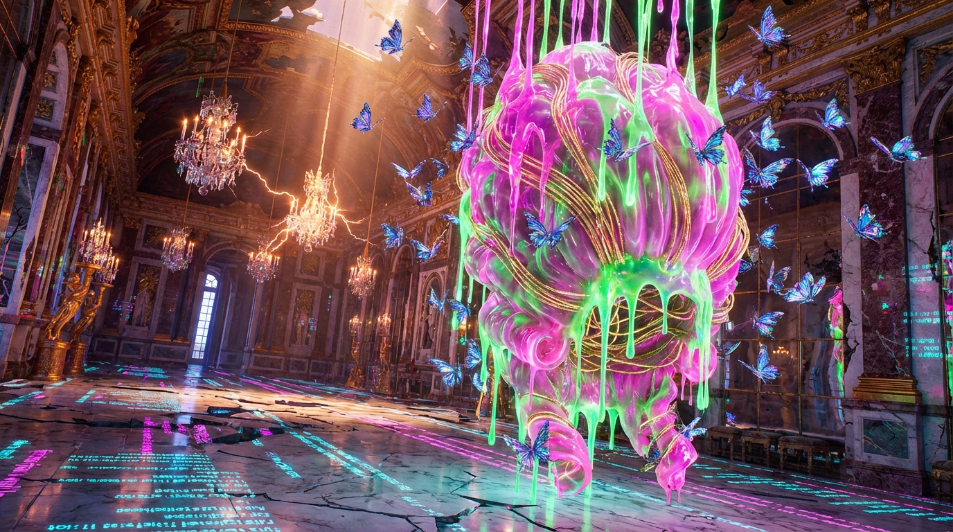 Generated artwork from ectoplasmic-cyber-rococo