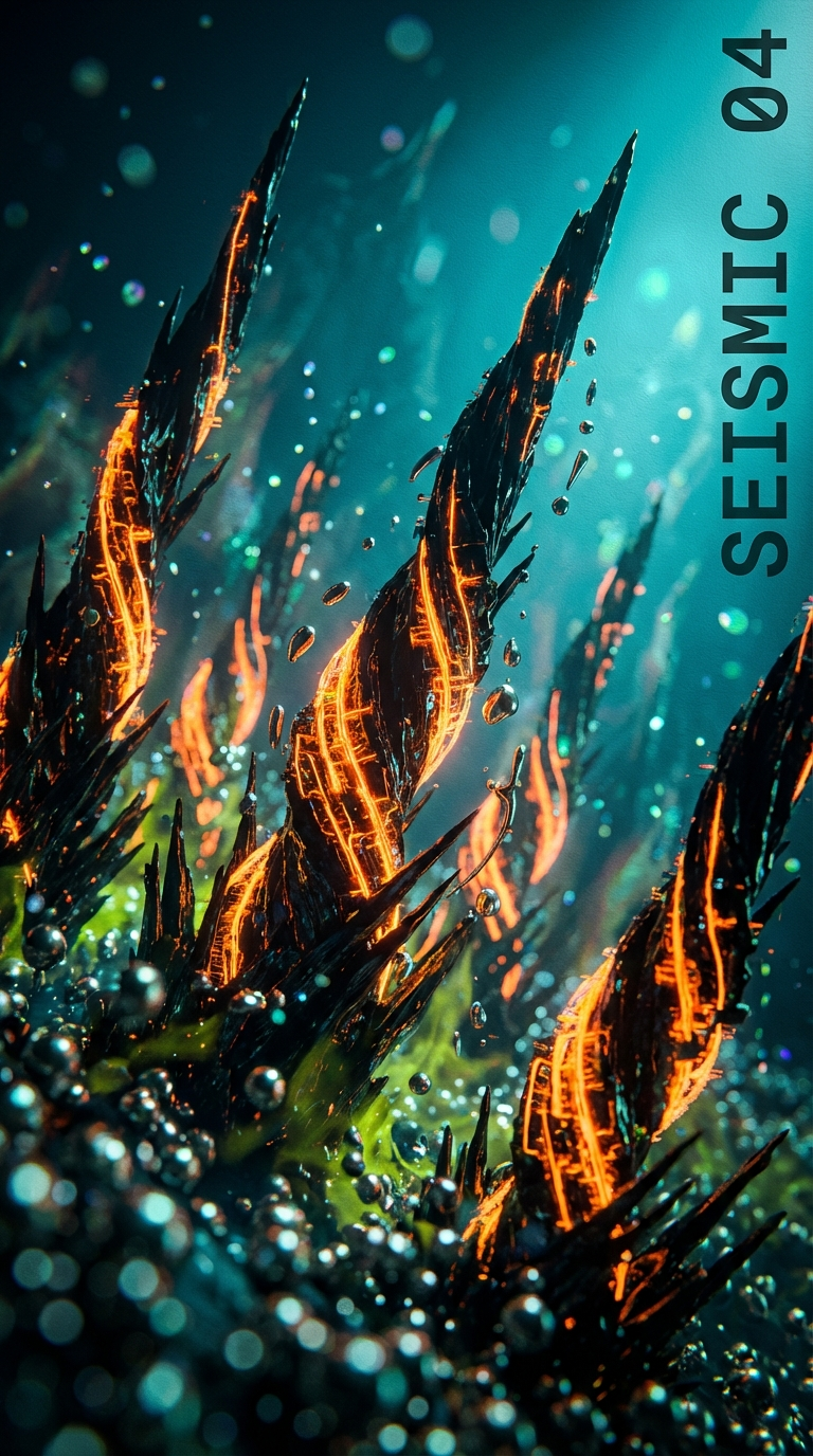 Generated artwork from ferromagnetic-lichen-spires