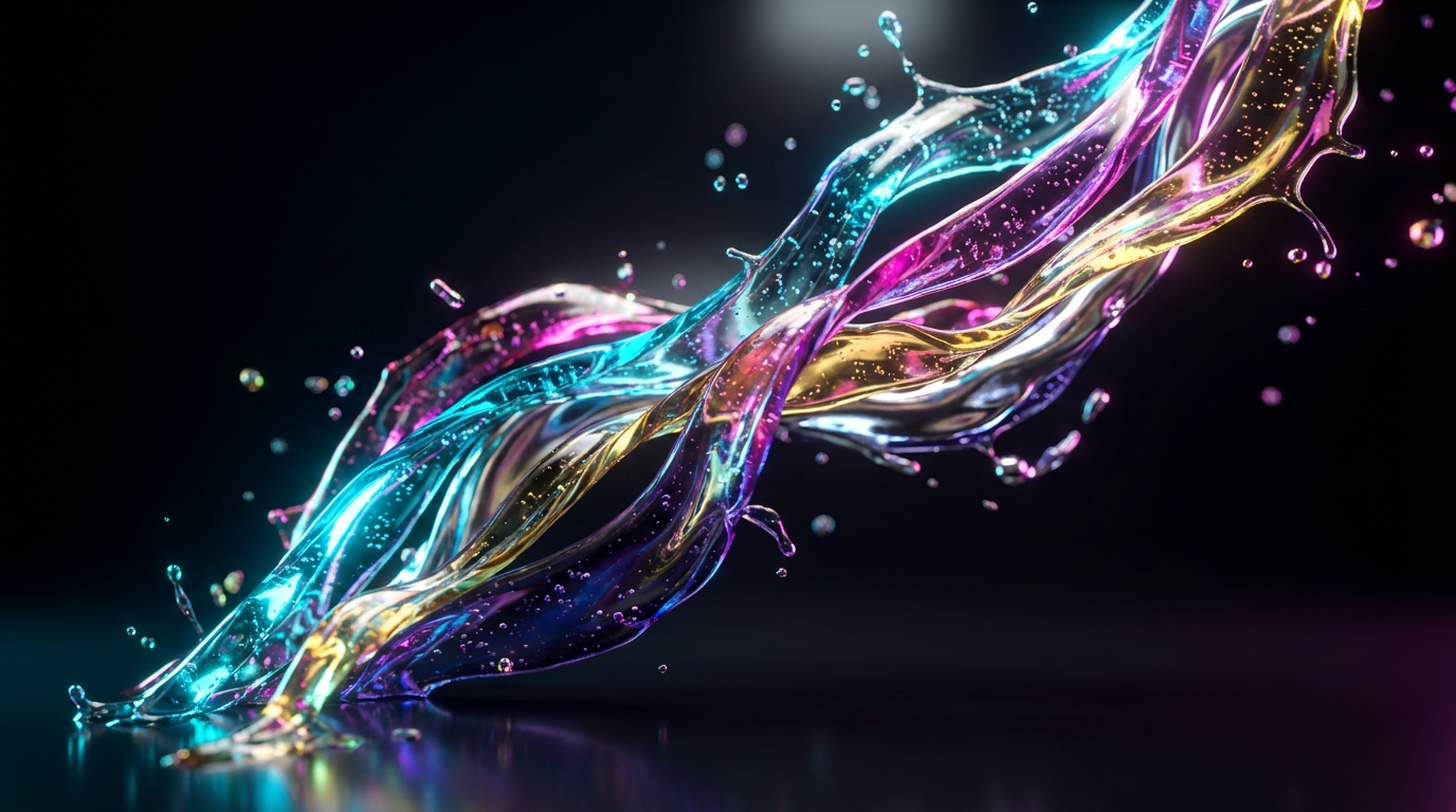 Generated artwork from fluid-chromatics