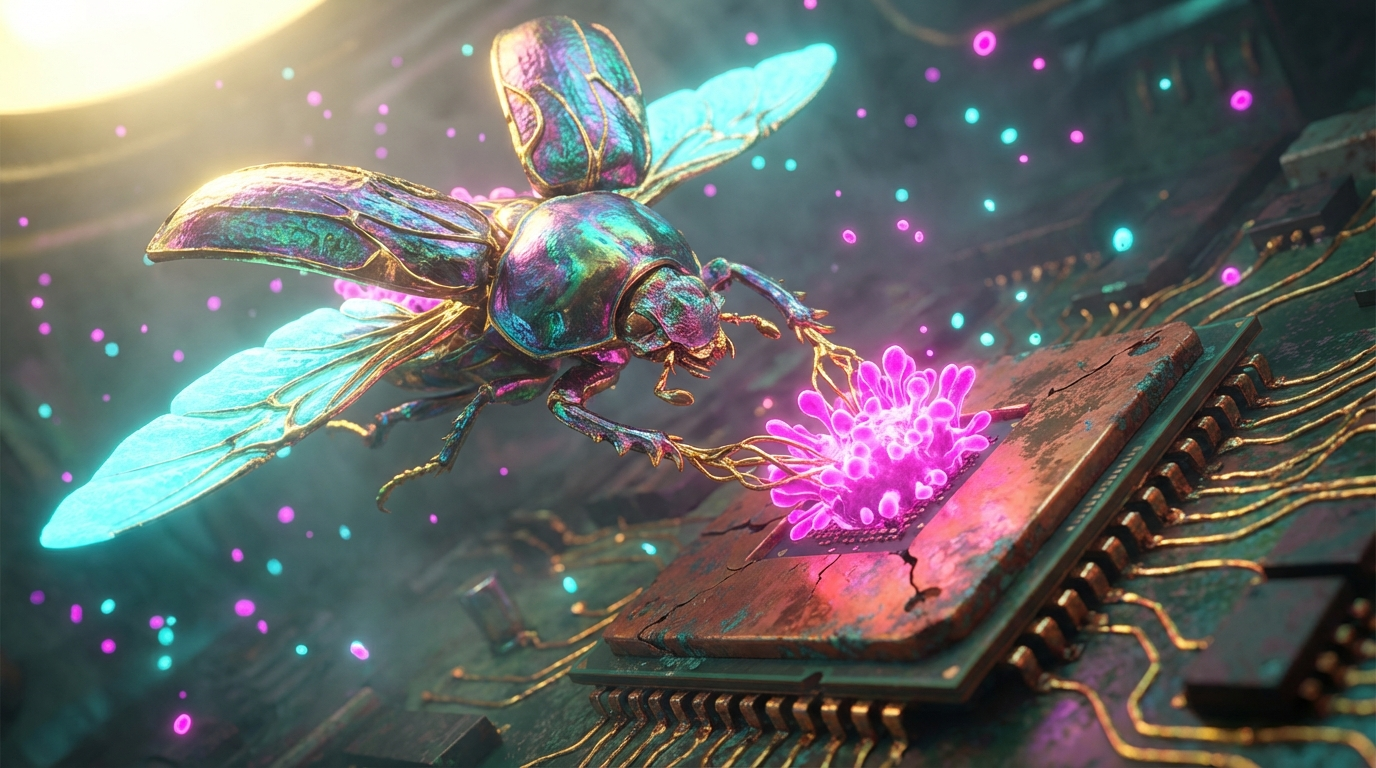 Generated artwork from gilded-fungal-circuitry