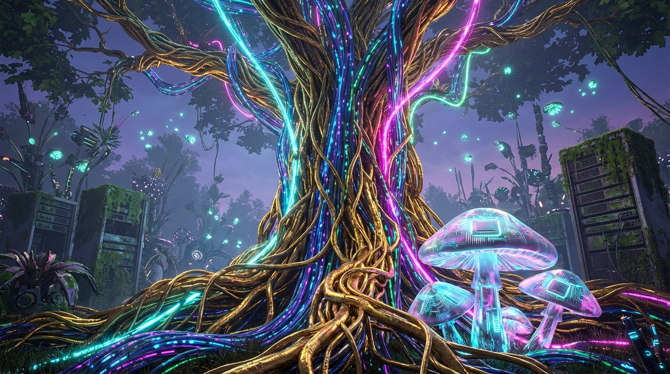 Generated artwork from gilded-fungal-circuitry