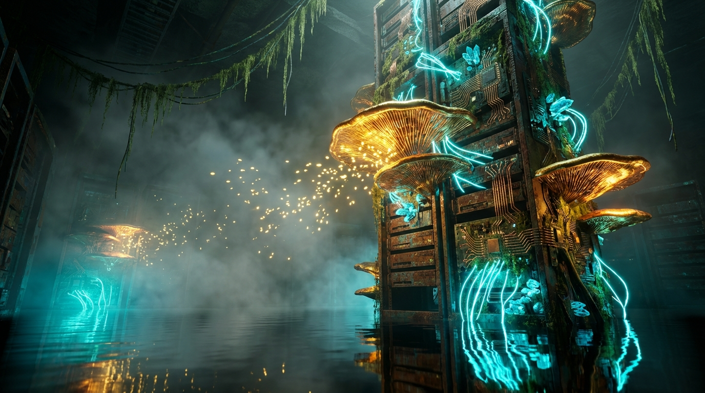 Generated artwork from gilded-mycelial-circuitry