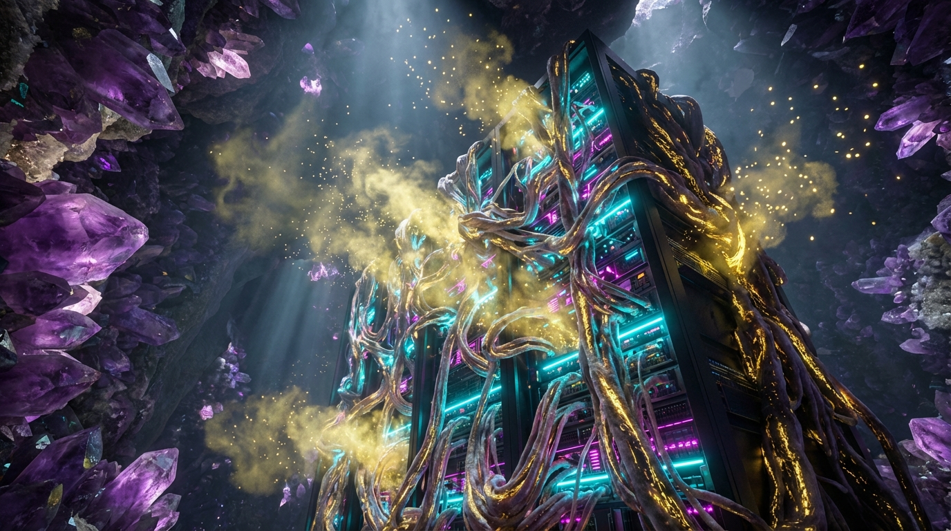 Generated artwork from gilded-mycelial-circuitry