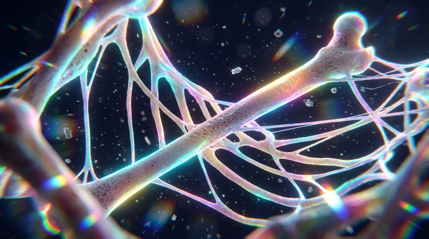 Generated artwork from holographic-bone-tapestry