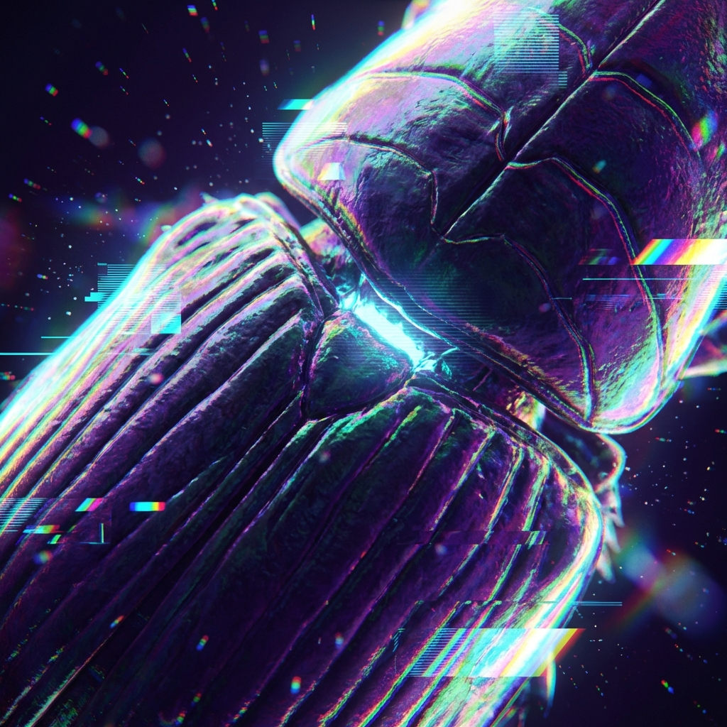 Generated artwork from iridescent-chitin-brutalism