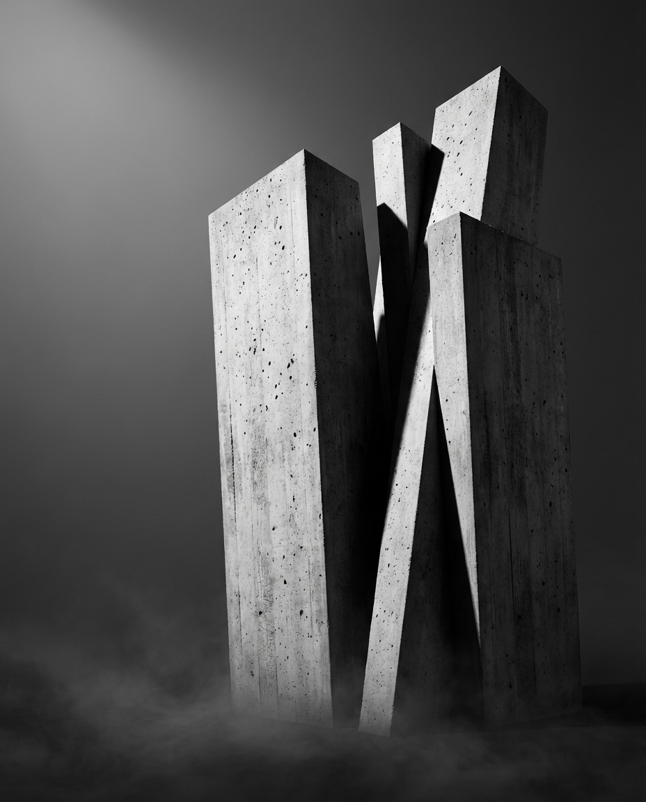 Generated artwork from minimalist-concrete-forms