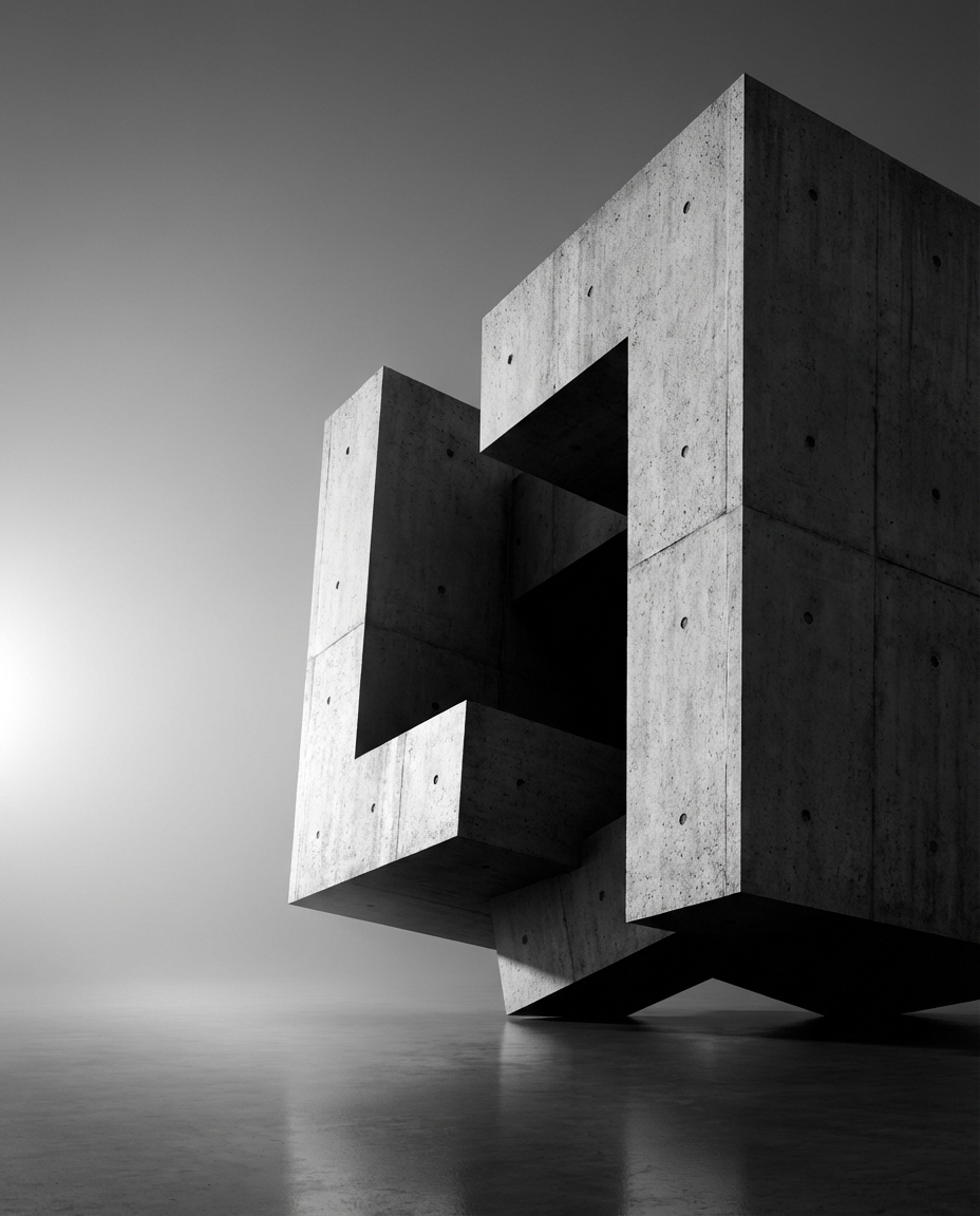 Generated artwork from minimalist-concrete-forms