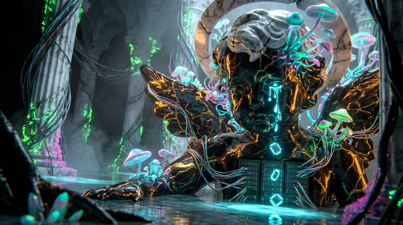 Generated artwork from mycelial-baroque-mainframe