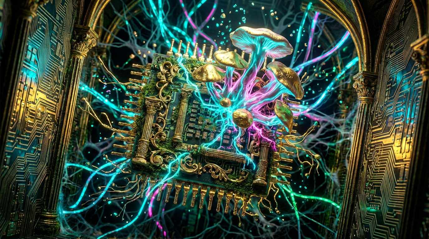 Generated artwork from mycelial-baroque-mainframe