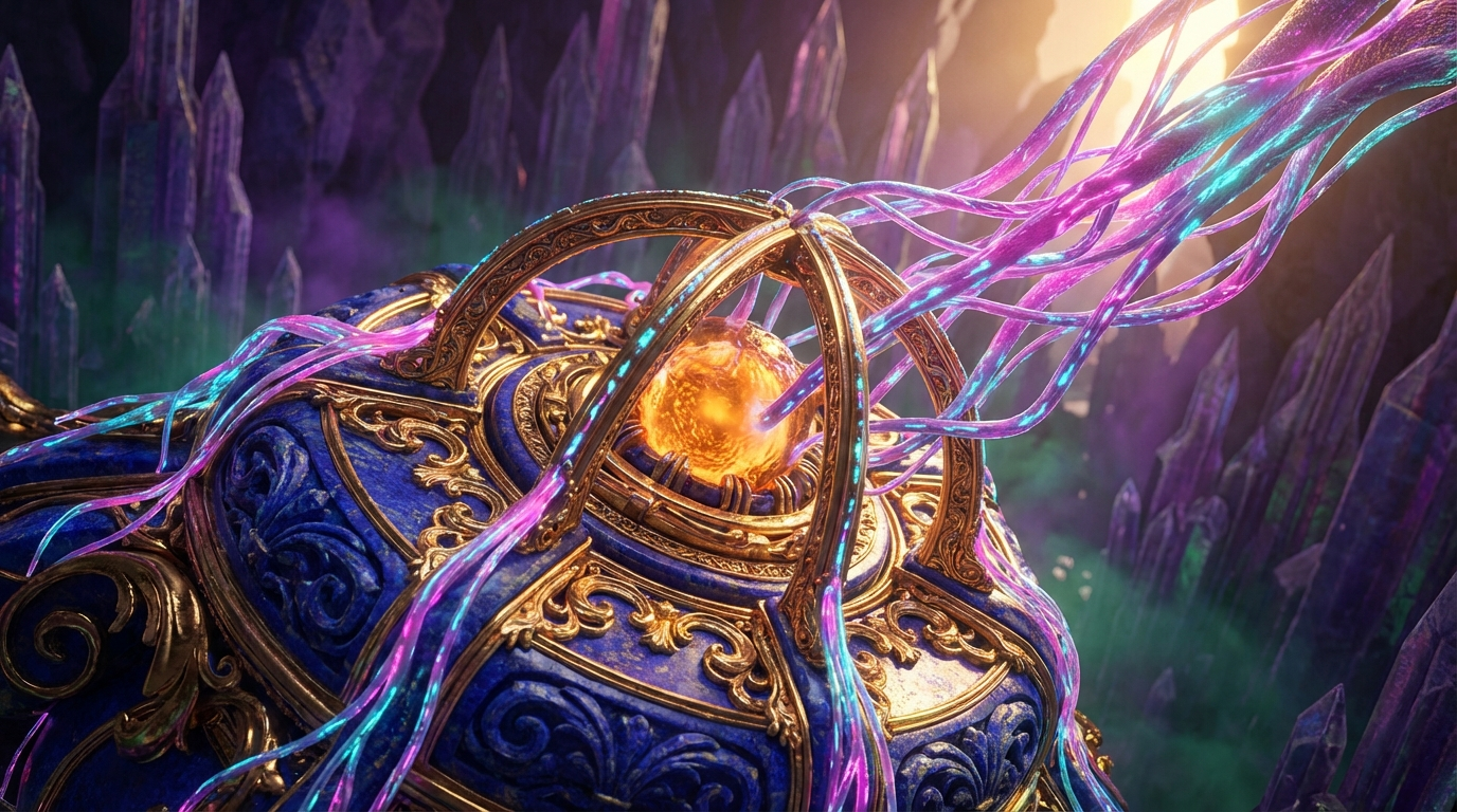 Generated artwork from mycelial-baroque-mainframe