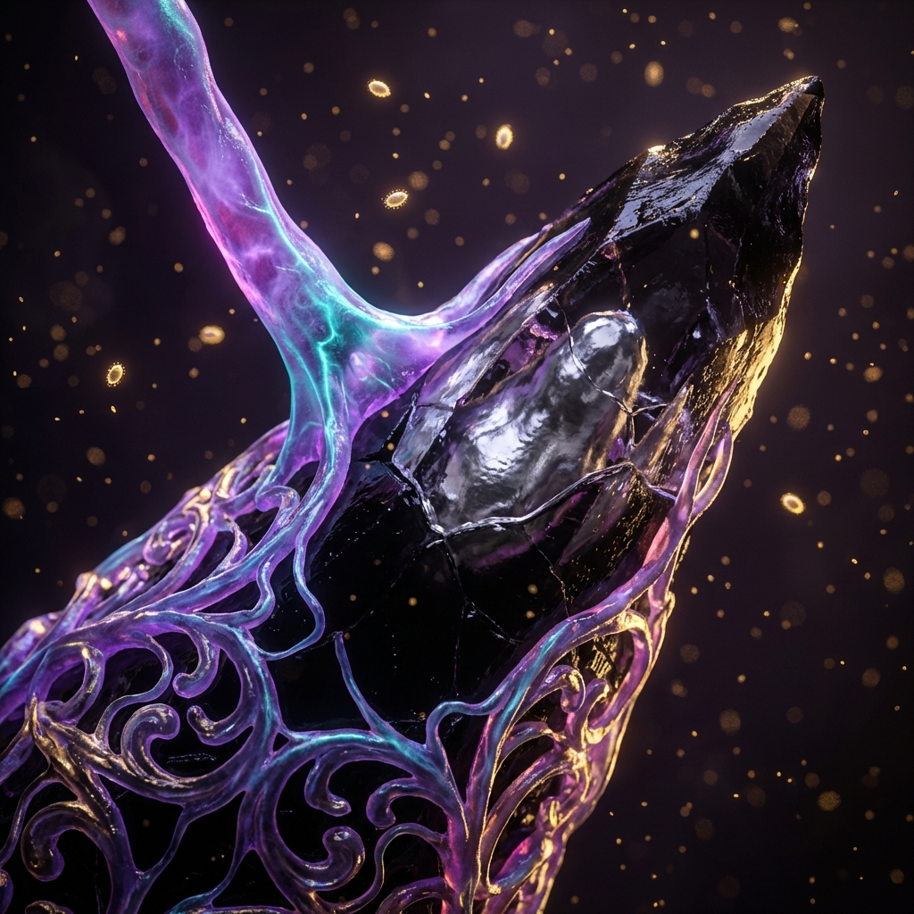 Generated artwork from obsidian-mycelial-baroque