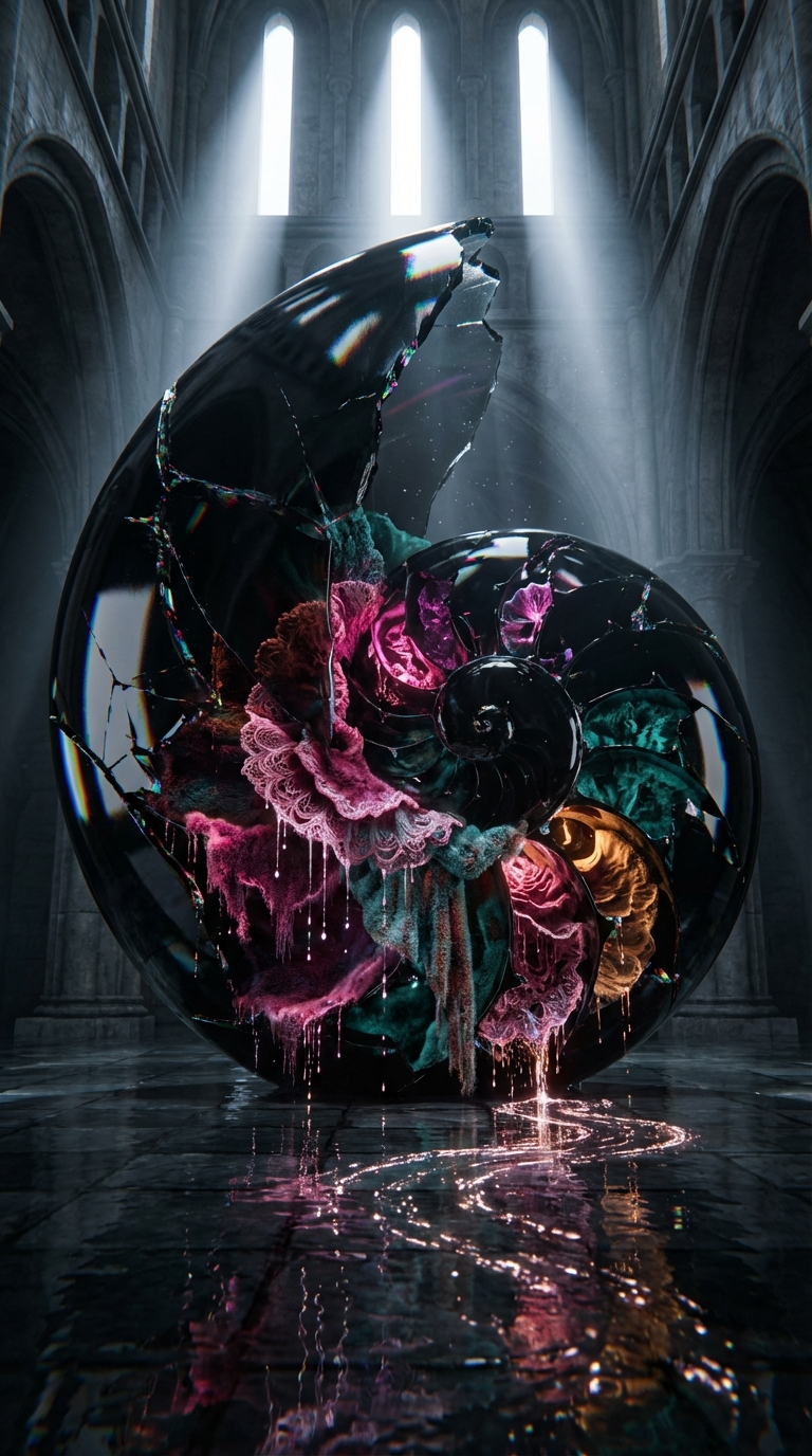 Generated artwork from obsidian-mycelial-baroque