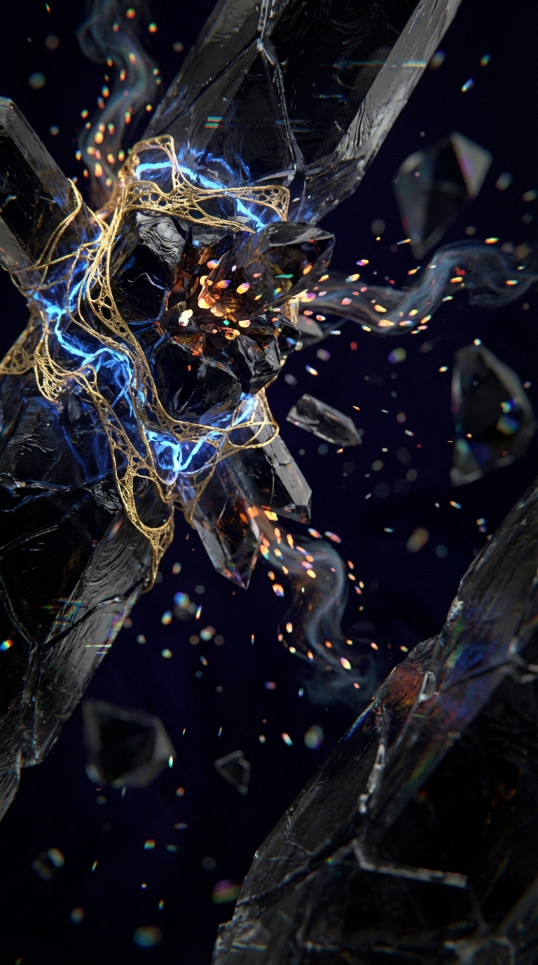 Generated artwork from obsidian-mycelial-baroque