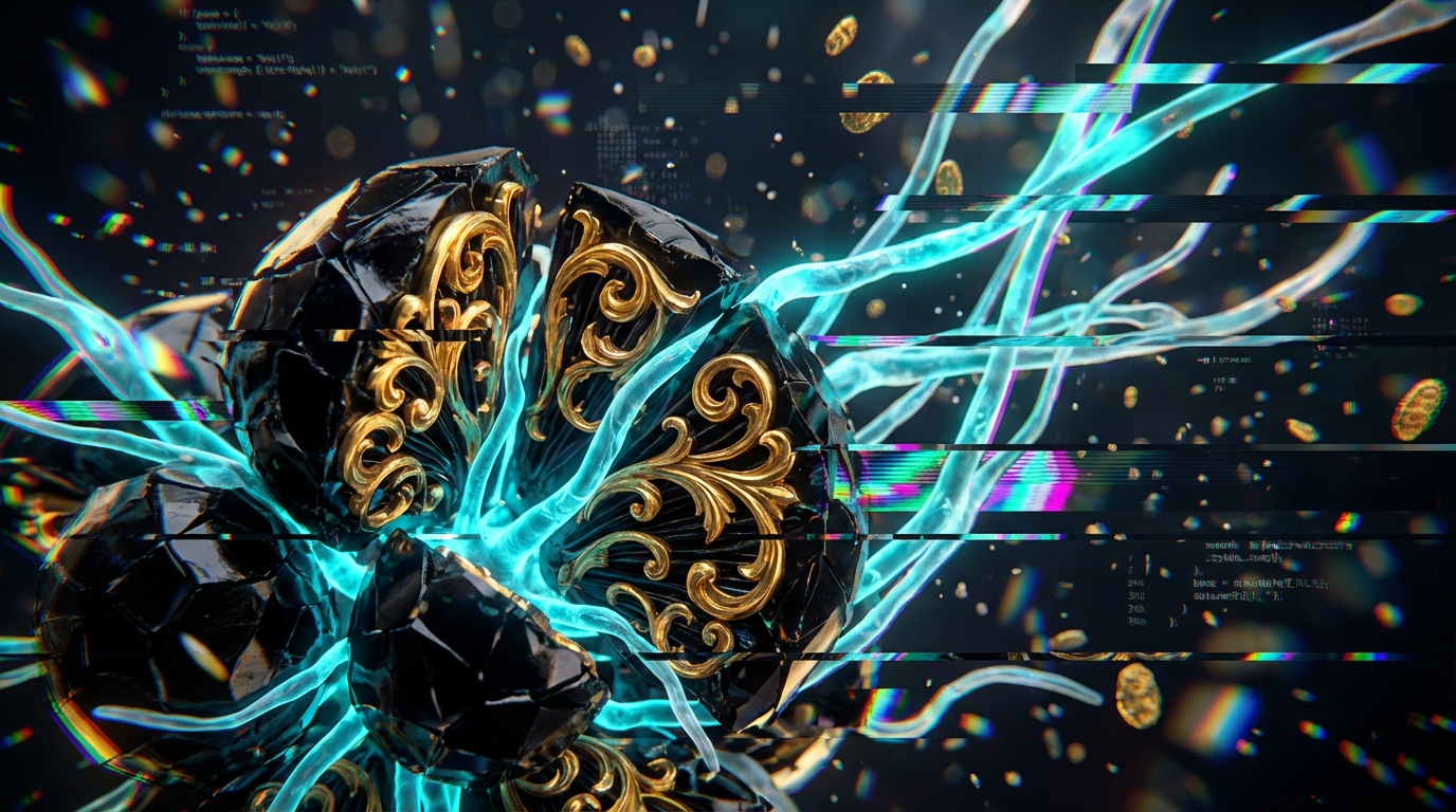 Generated artwork from obsidian-mycelial-baroque