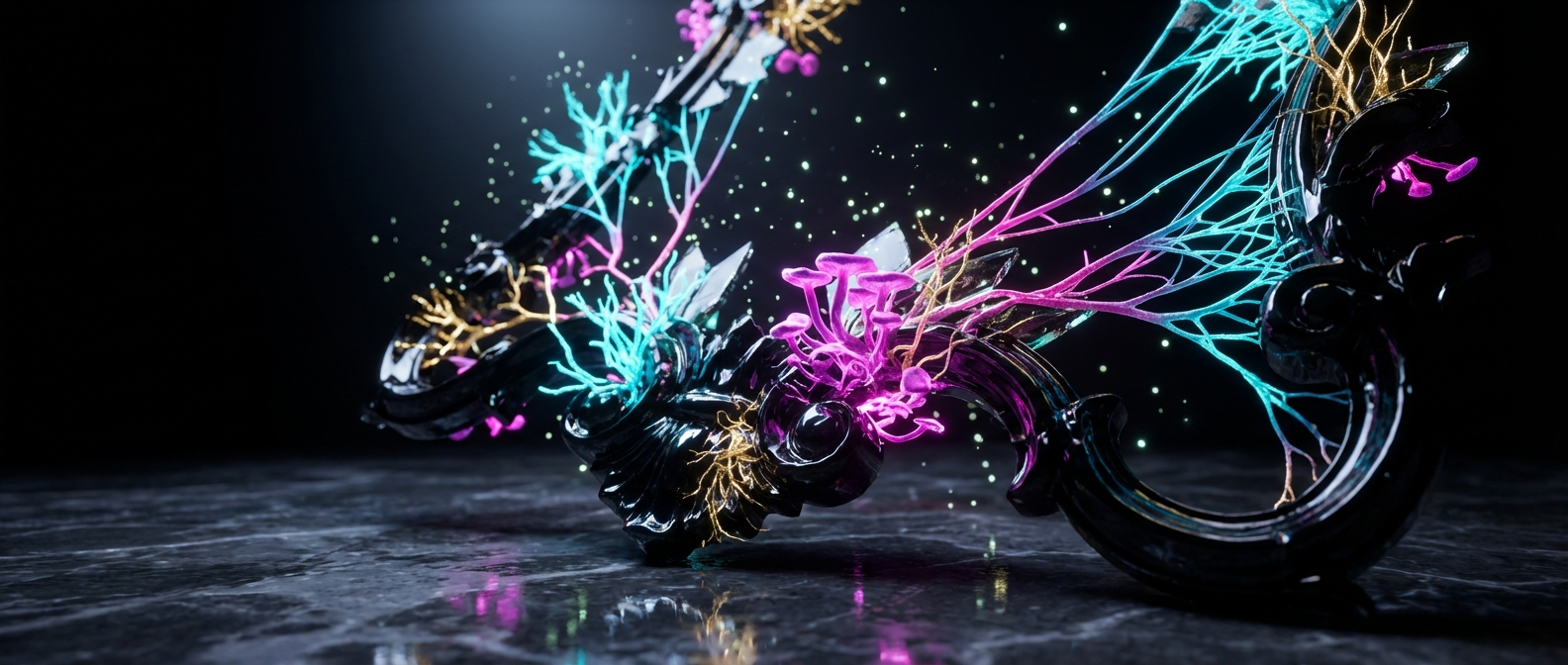 Generated artwork from obsidian-mycelial-baroque