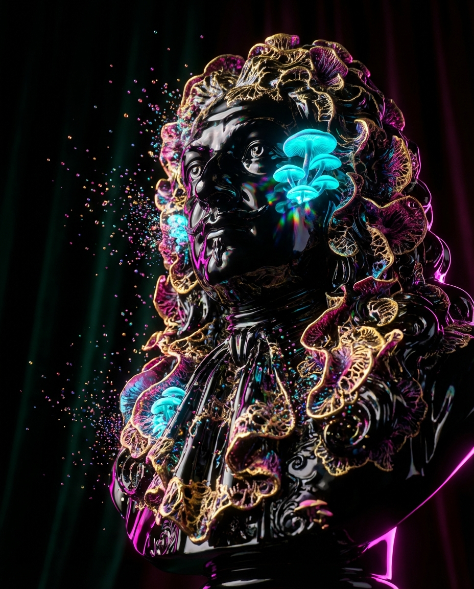 Generated artwork from obsidian-mycelial-baroque