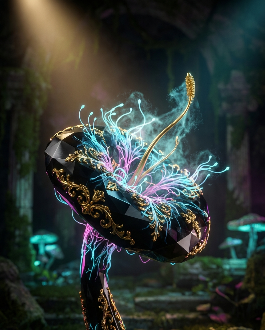 Generated artwork from obsidian-mycelial-rococo