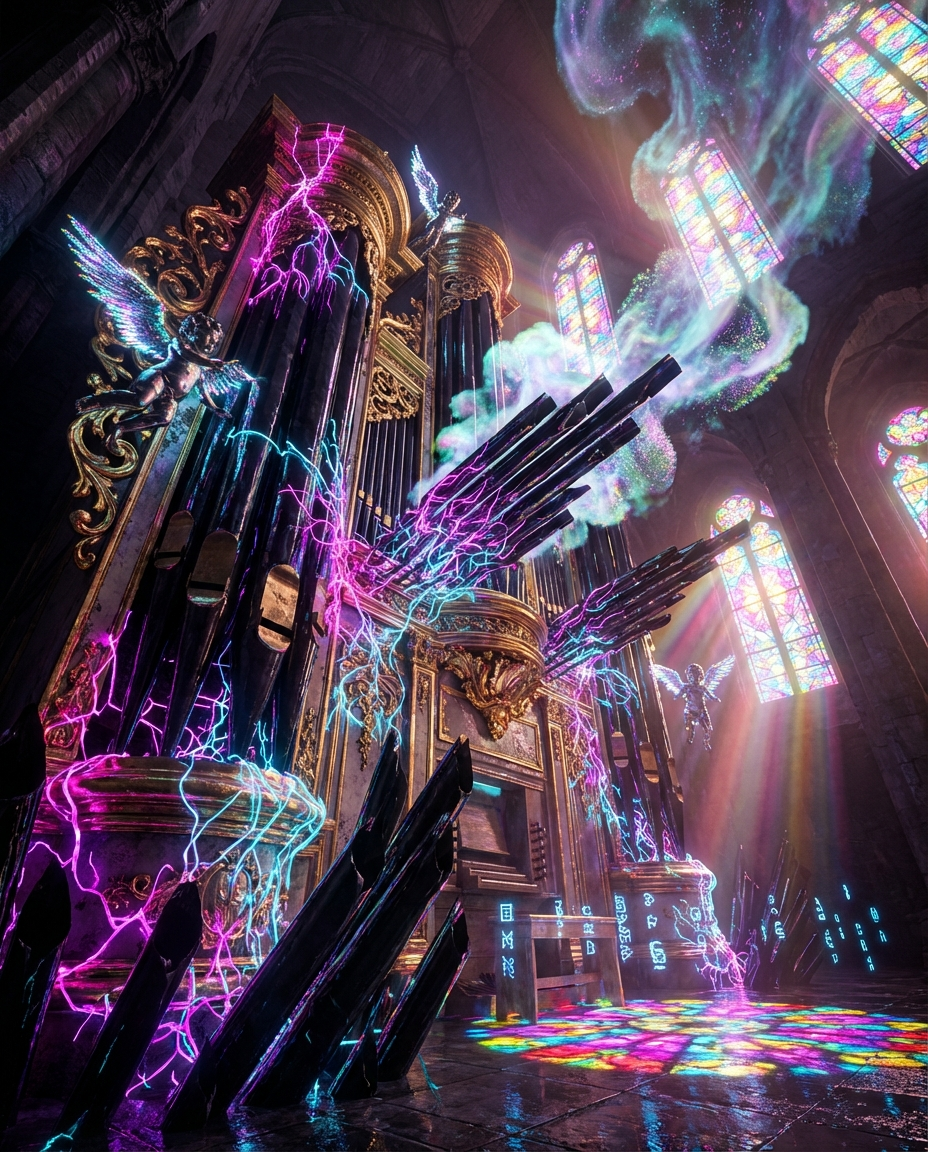 Generated artwork from obsidian-mycelium-cyber-baroque