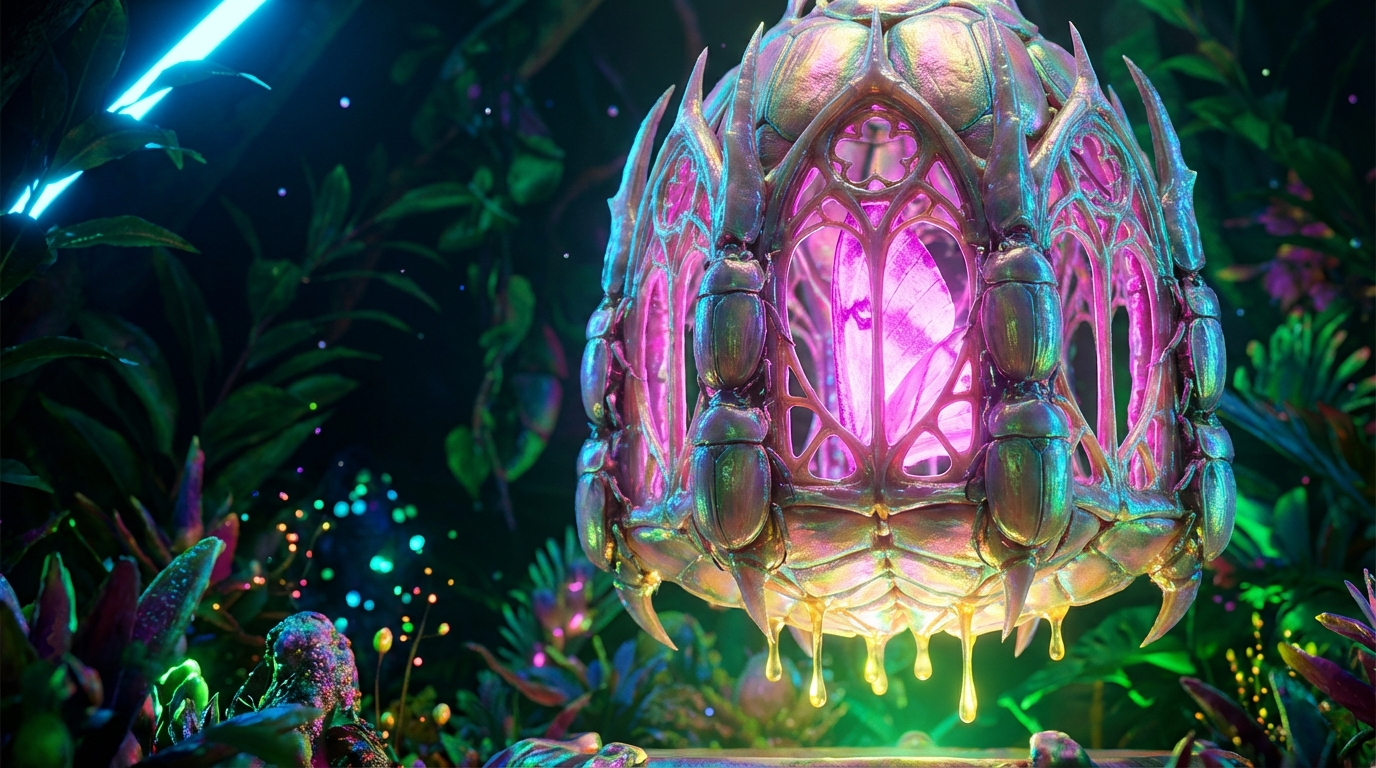 Generated artwork from opalescent-chitin-reliquary