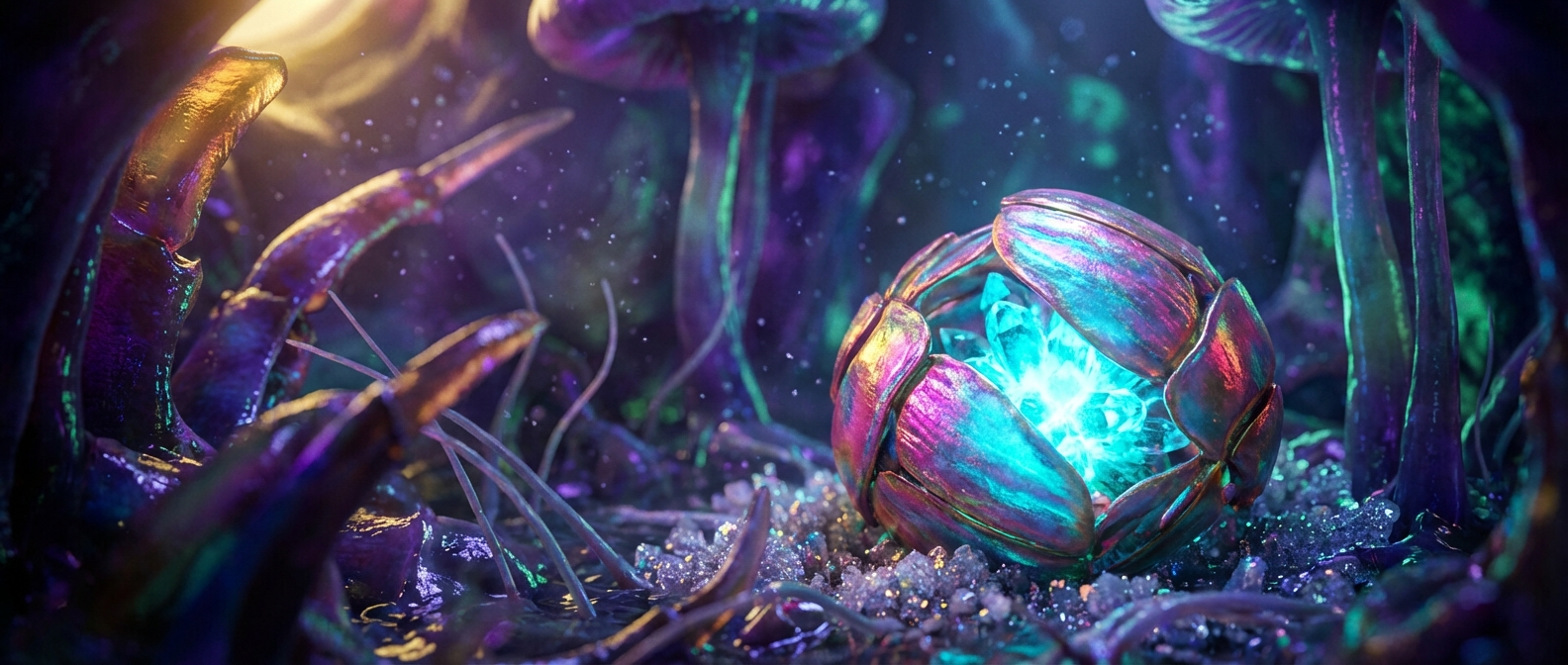 Generated artwork from opalescent-chitin-reliquary