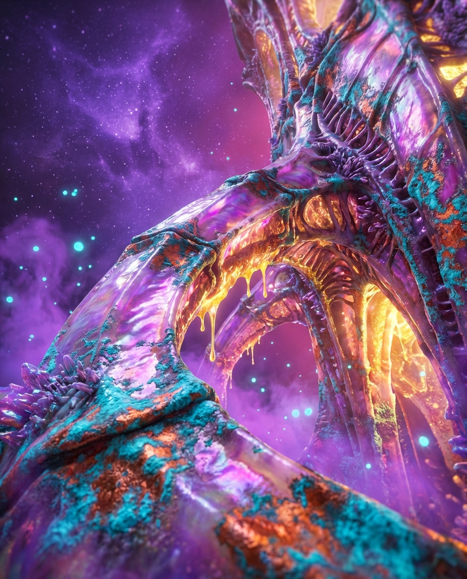 Generated artwork from oxidized-chitin-cathedrals