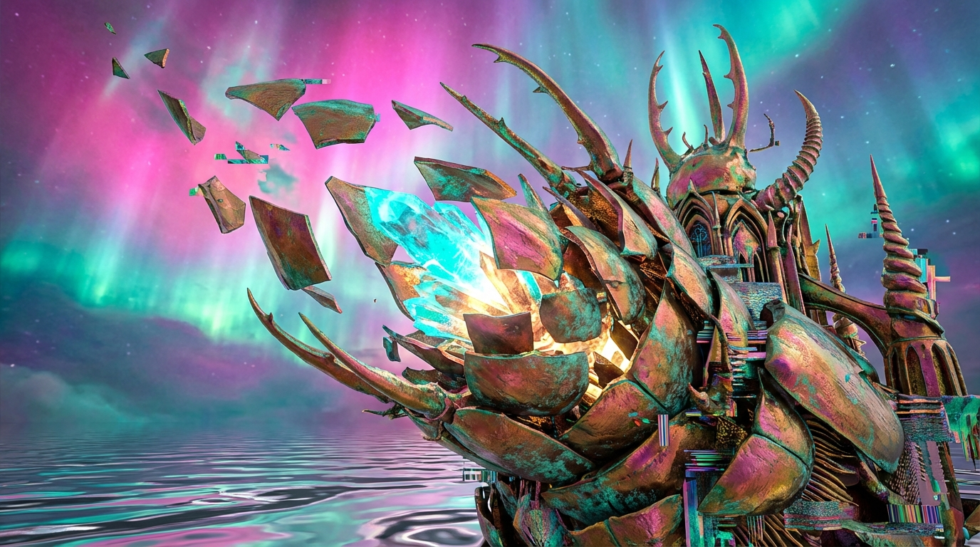 Generated artwork from oxidized-chitin-cathedrals