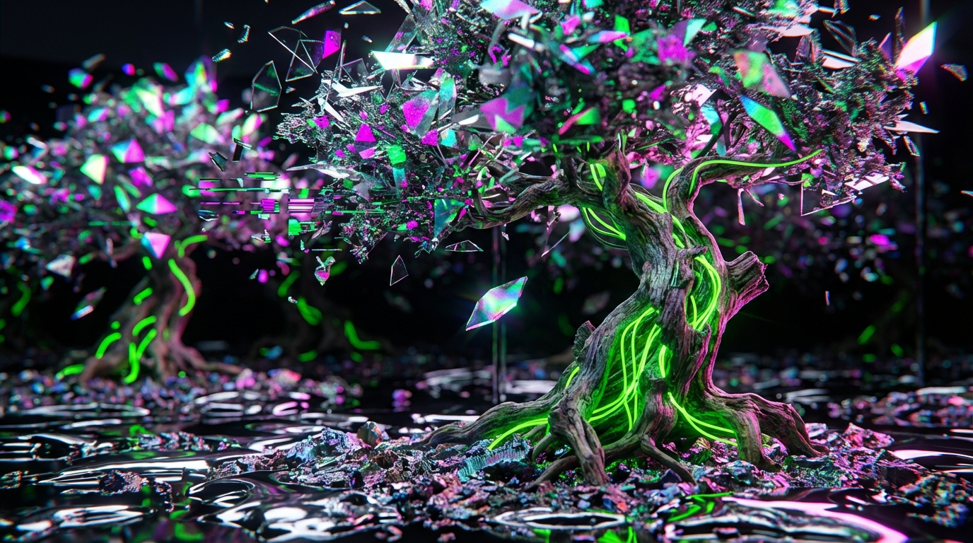 Generated artwork from petrified-glitch-arboretum