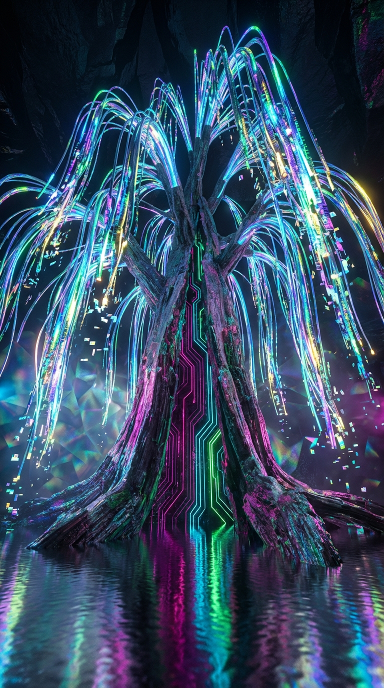 Generated artwork from petrified-glitch-arboretum