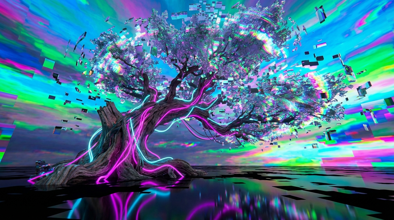 Generated artwork from petrified-glitch-arboretum