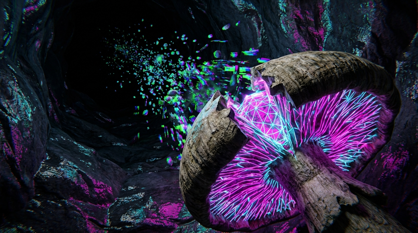 Generated artwork from petrified-neon-mycelium