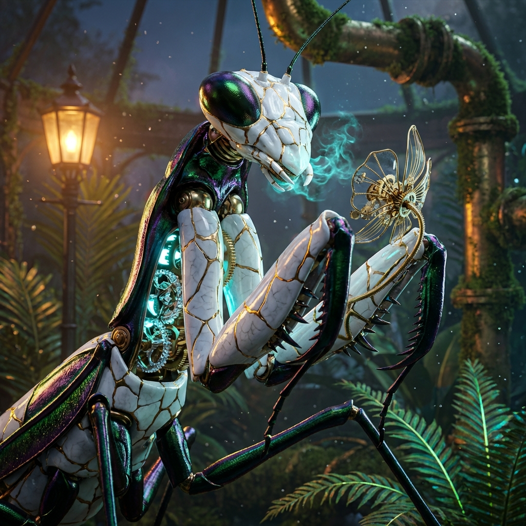 Generated artwork from porcelain-chitin-automata