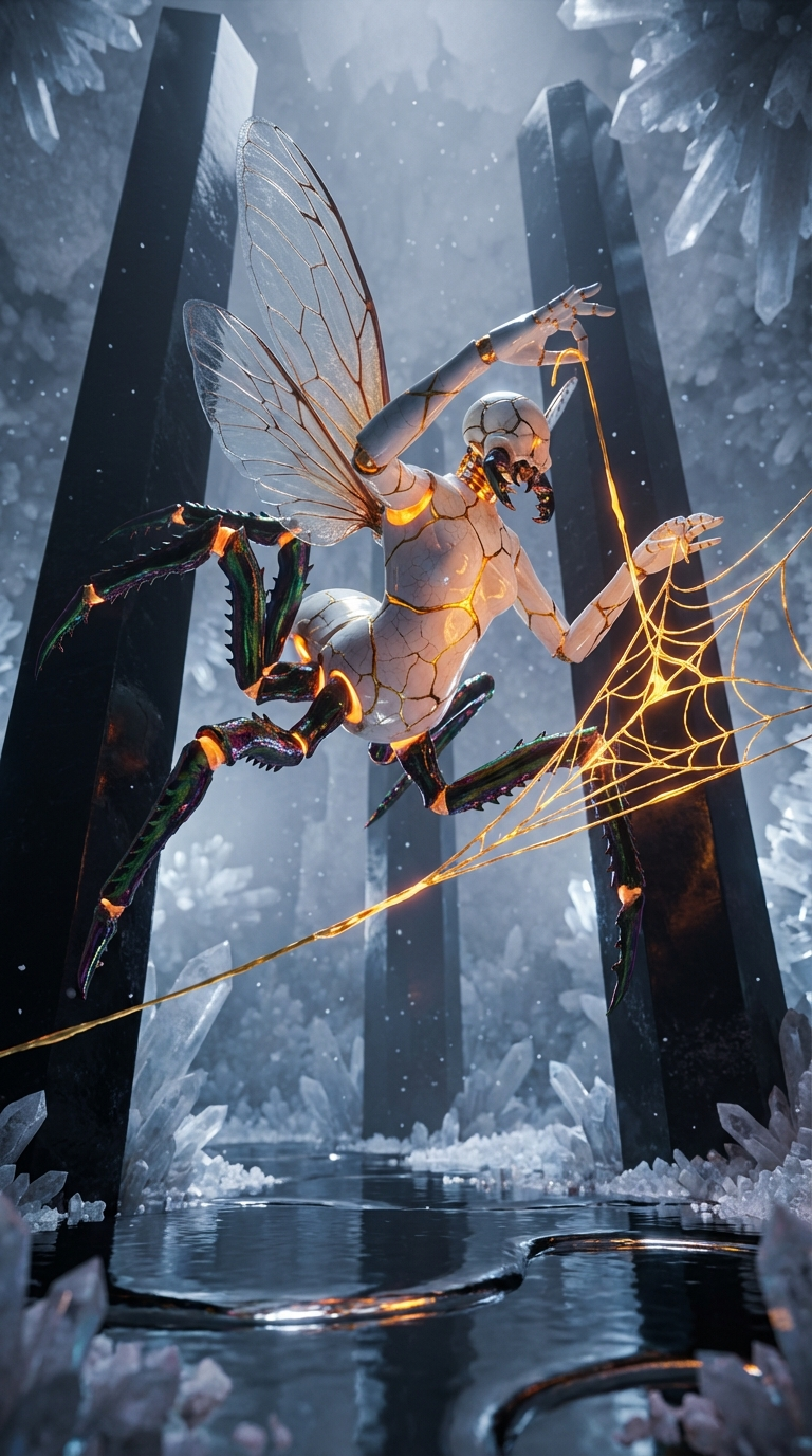 Generated artwork from porcelain-chitin-automata