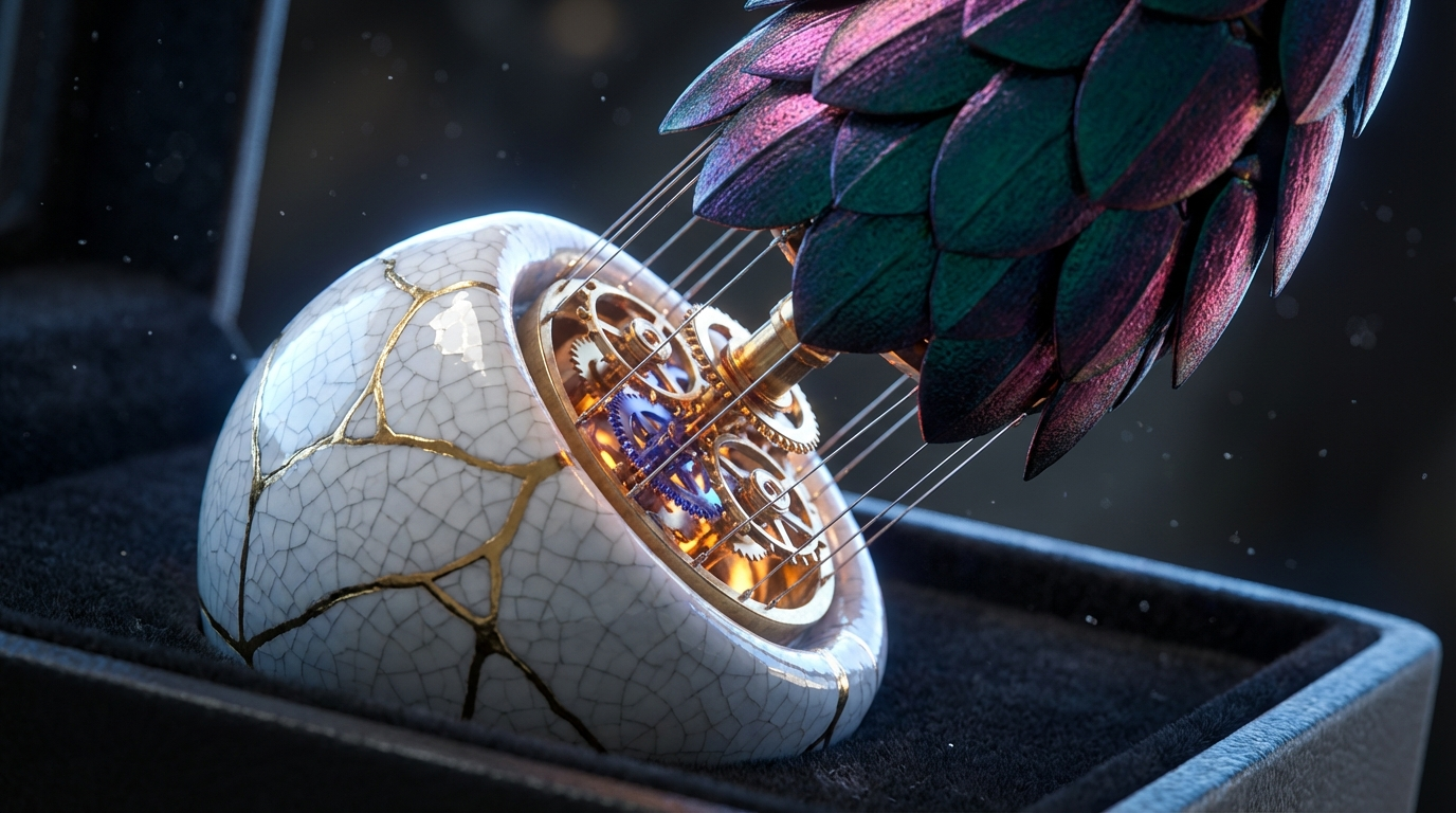 Generated artwork from porcelain-chitin-automata